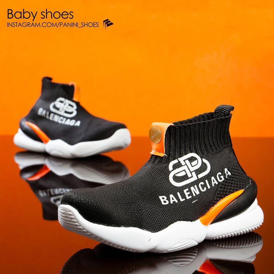 کتونی اسپرت بافتی بالنسیاگا چاپی BALENCIAGA
