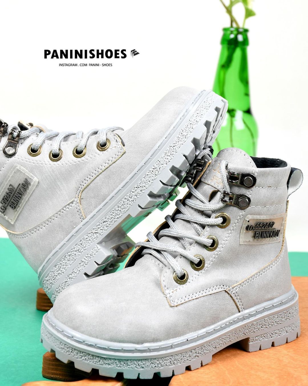 نیم بوت بچگانه طرح سربازی مدل بلینی جوی BLINNY JOY