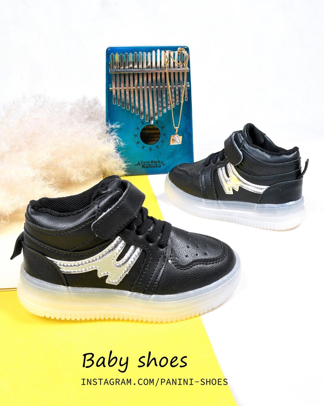 کفش نیم ساق بچگانه چراغدار طرح پلیس وارداتی