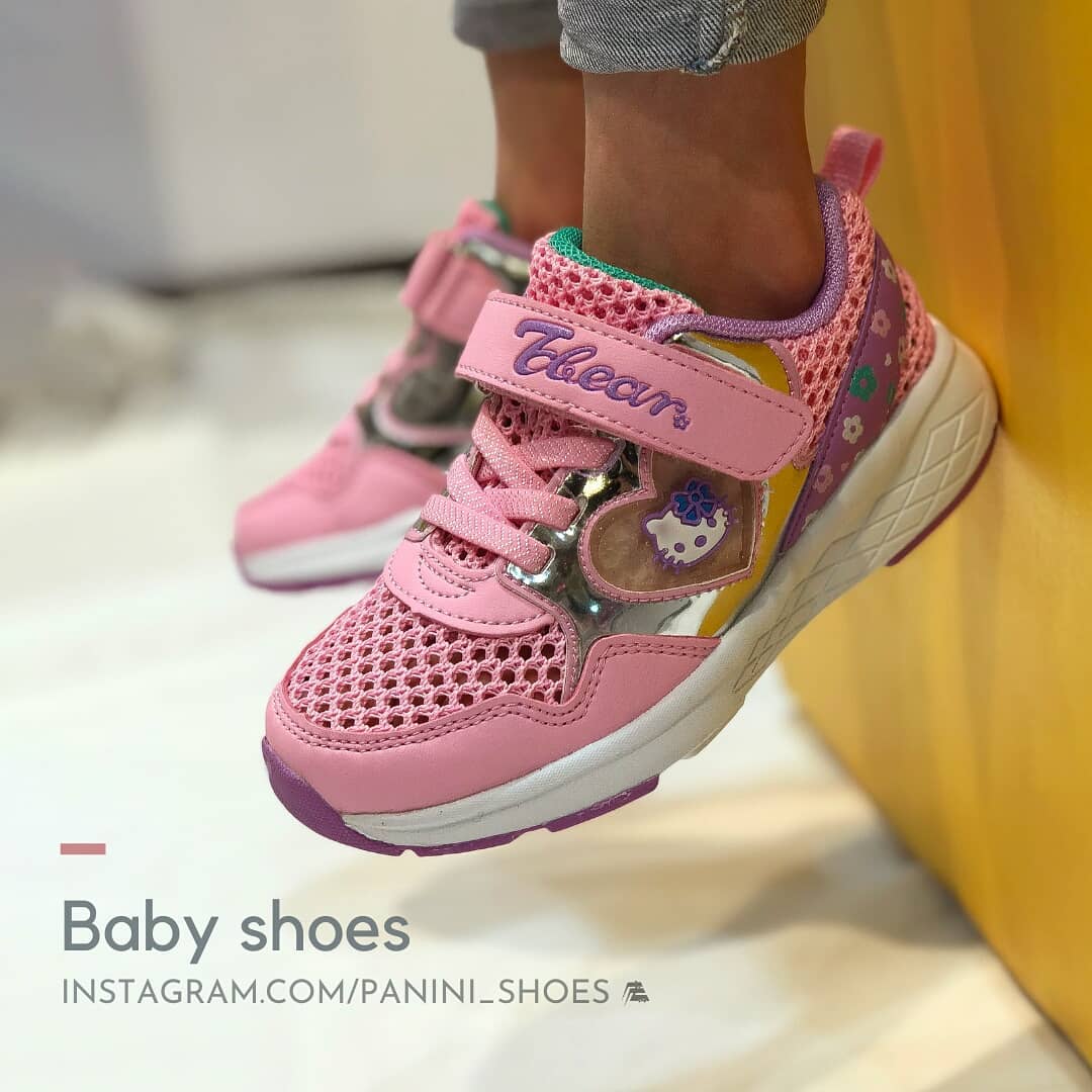 کفش راحتی چراغدار دخترانه مدل میفی کد 693745